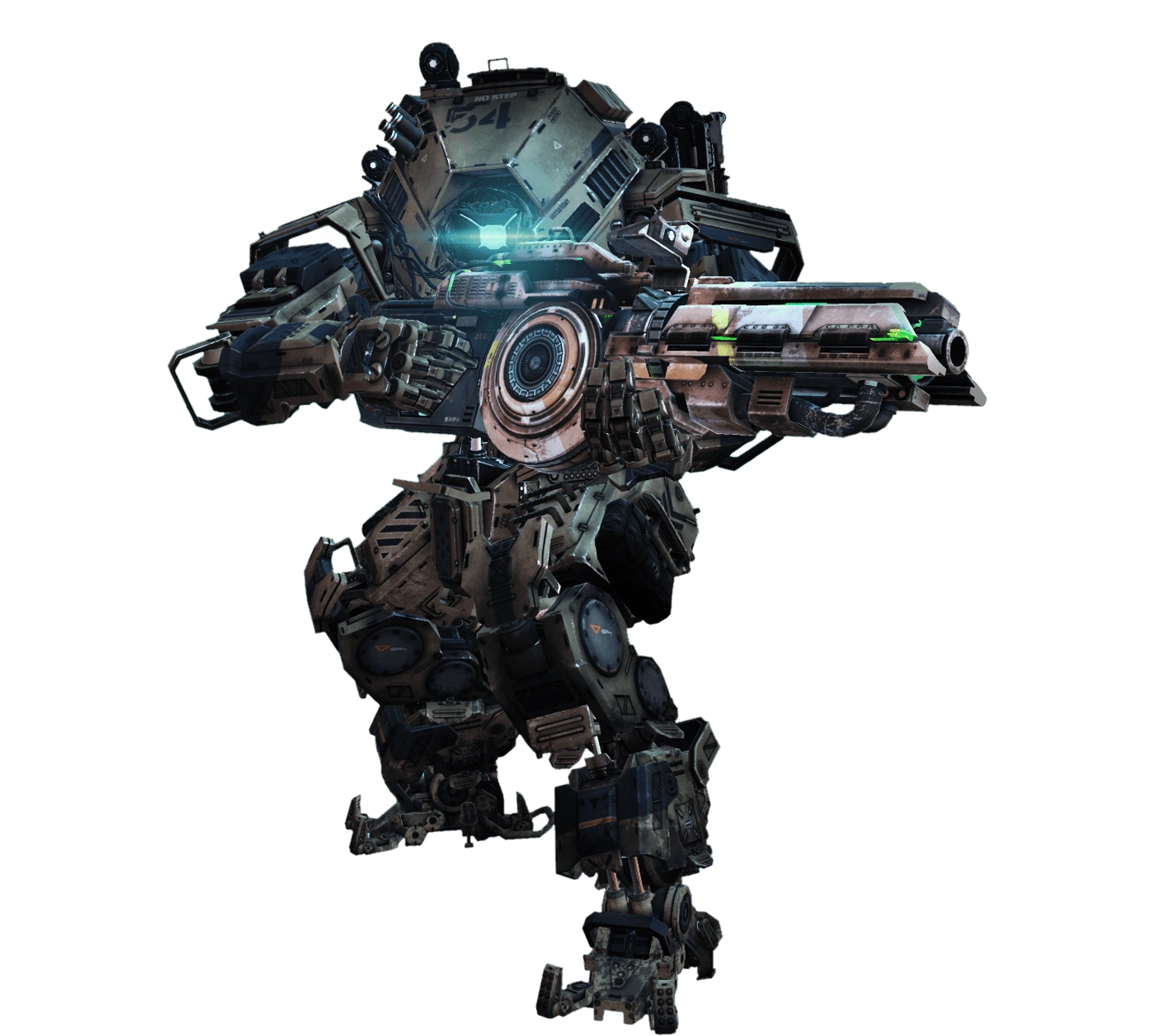 Ion a atlas model titan armed with a Splitter rifle.